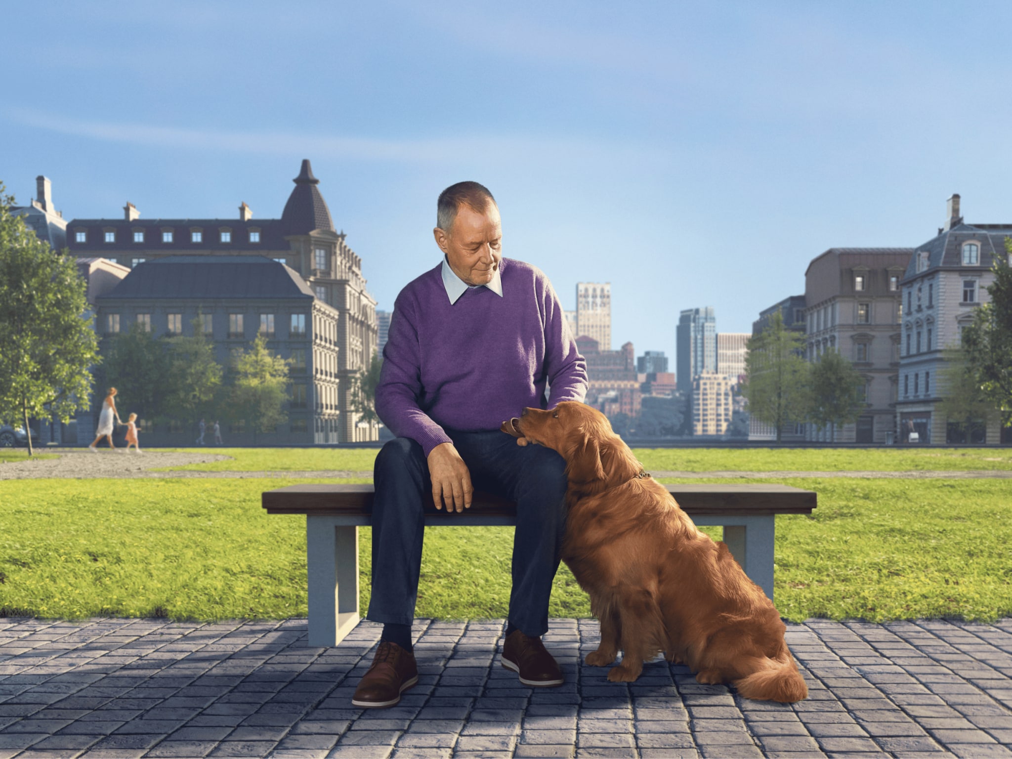 Beyonttra_Robert_sitting_with_dog